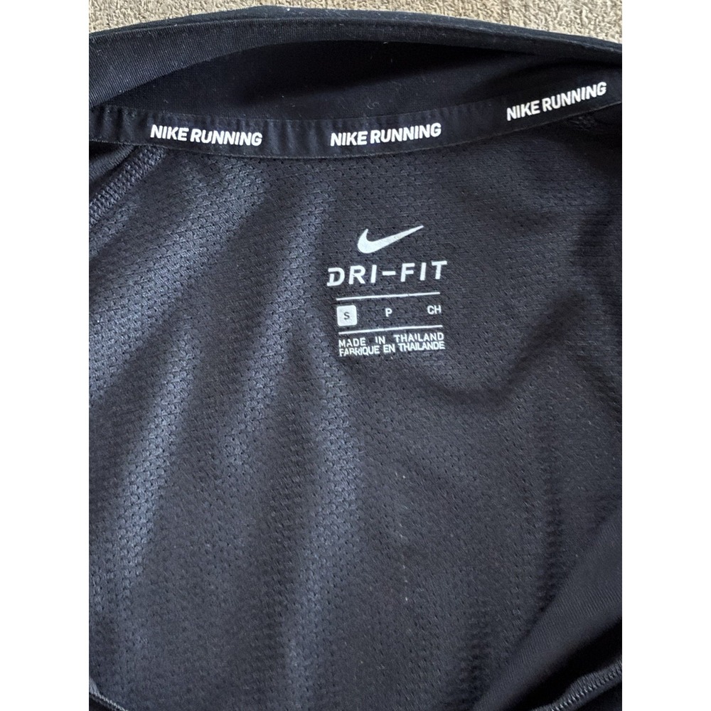 NIKE DRI-FIT Size S Women's 1/2 Zip Stand Collar Fitted Athletic Pullover - Picture 6 of 12